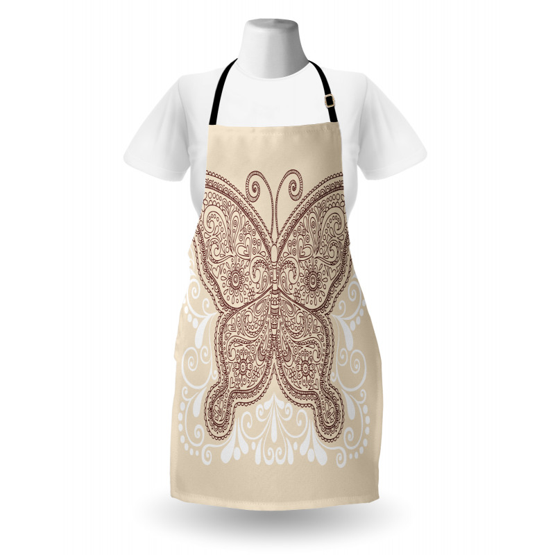 Ornament Abstract Butterfly Apron