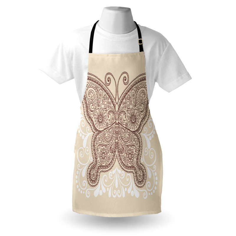 Ornament Abstract Butterfly Apron