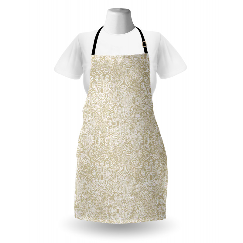 Nature Inspired Art Motif Apron