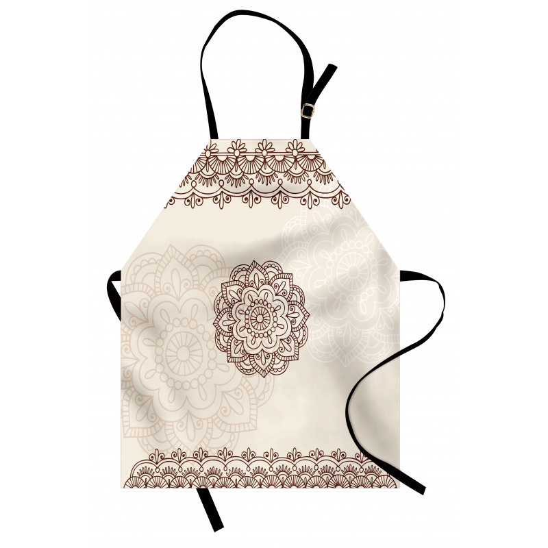 Geometrical Swirls Lines Apron