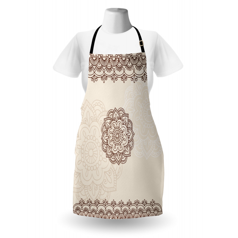 Geometrical Swirls Lines Apron