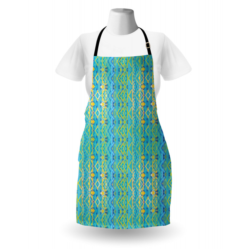 Zigzag Aztec Design Apron