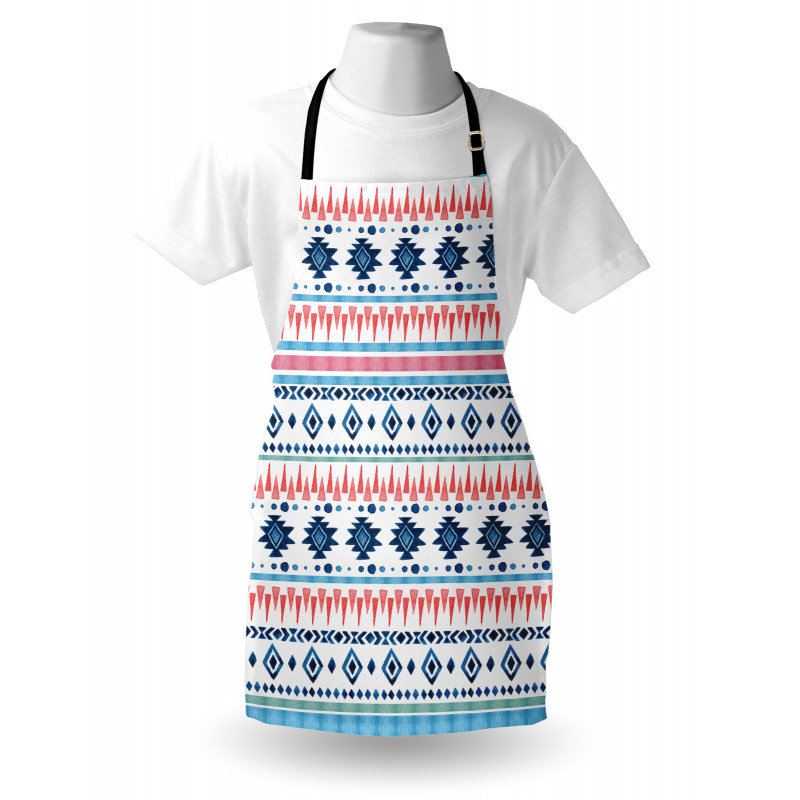 Watercolor Style Art Shapes Apron