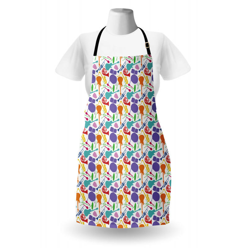 Colorful Instruments Bass Apron