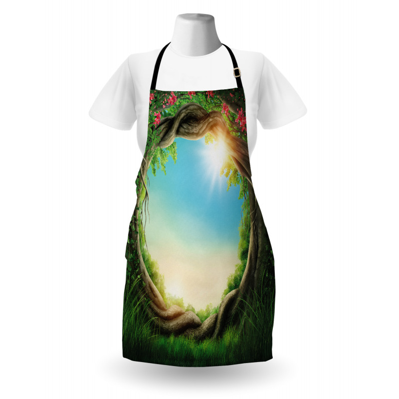 Enchanted Forest in Spring Apron