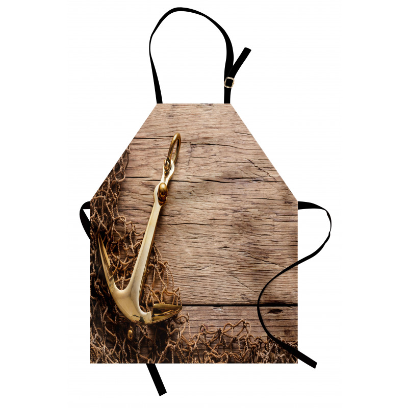 Nautical Anchor Fishing Net Apron