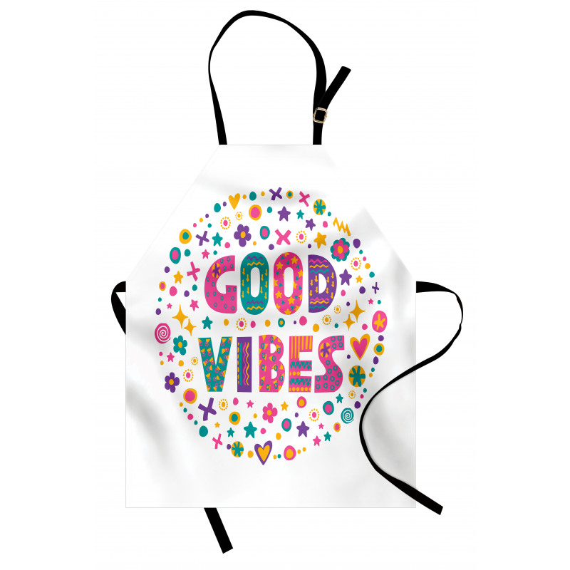 Word Art Positive Apron