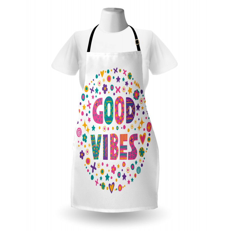 Word Art Positive Apron