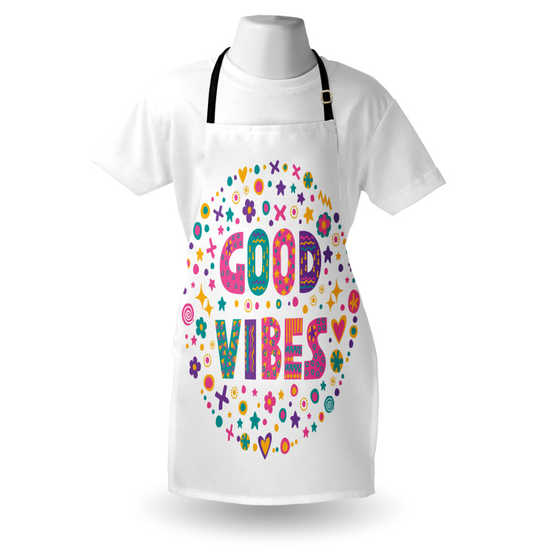 Word Art Positive Apron