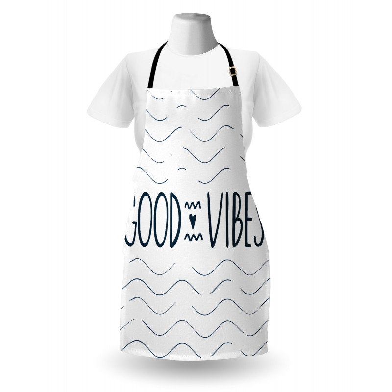 Sea Love Heart Apron