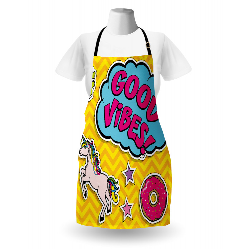 Unicorn Donut Fun Apron