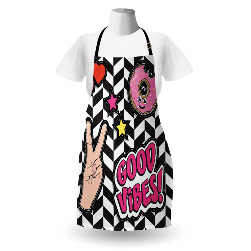 Cartoon Pop Emoticon Apron