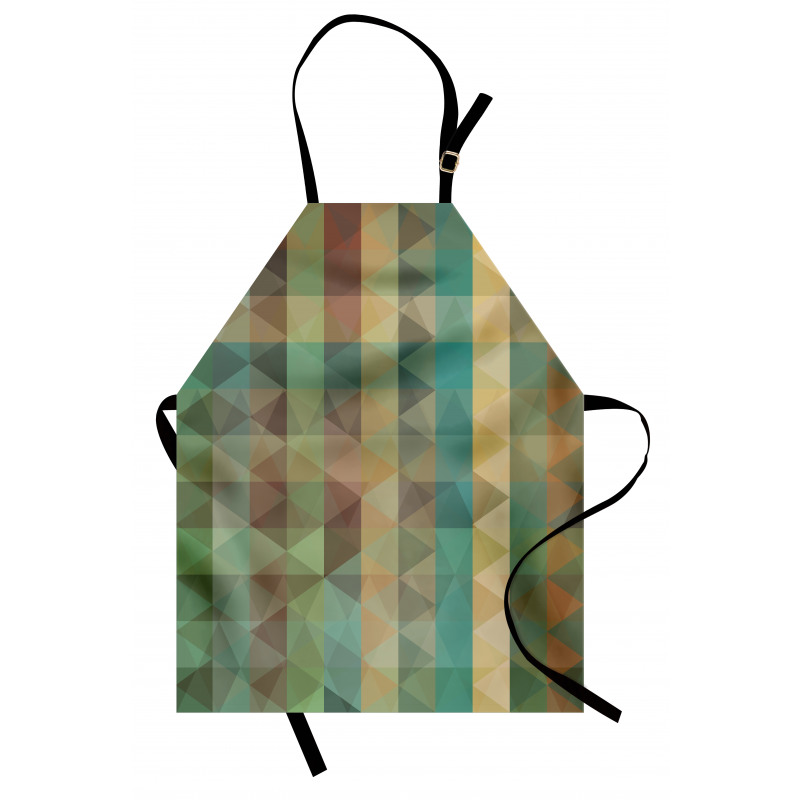 Triangles Mosaic Retro Apron