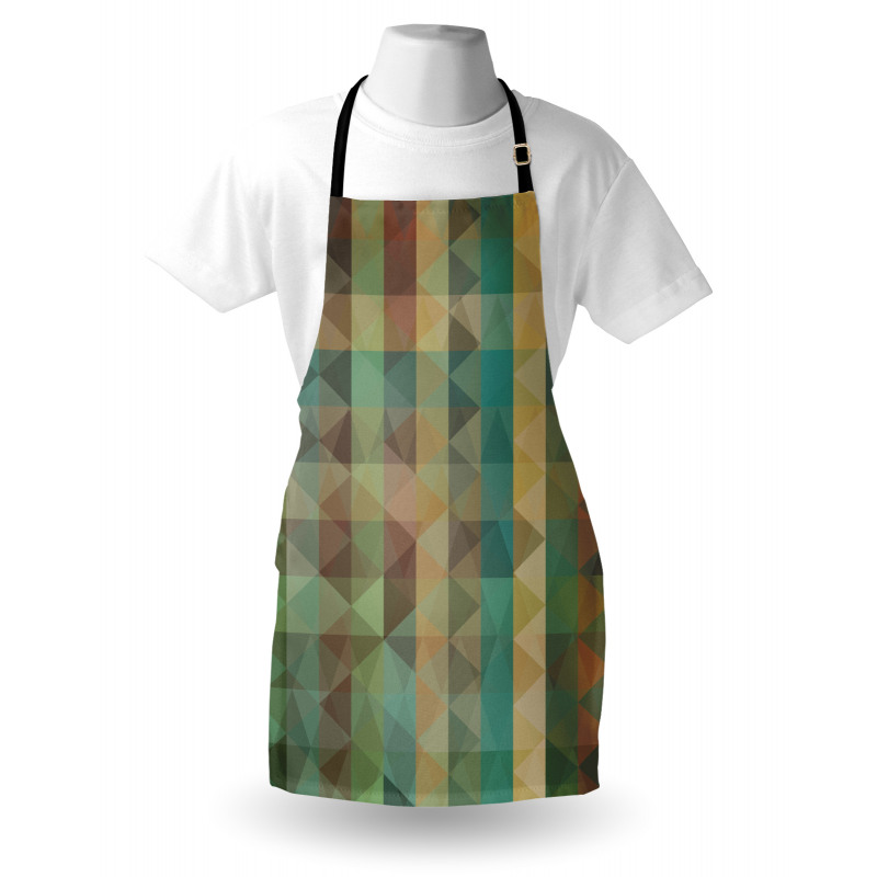 Triangles Mosaic Retro Apron