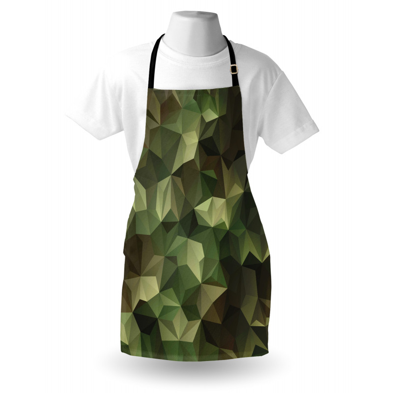 Geometric Fractal Camo Apron