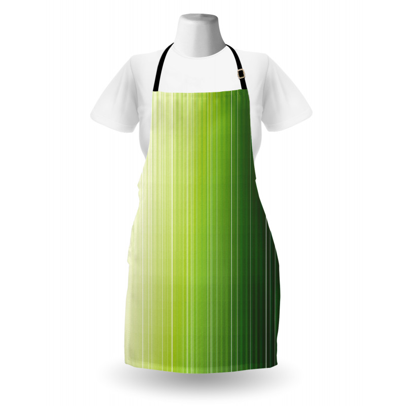 Ombre Color Stripe Digital Apron