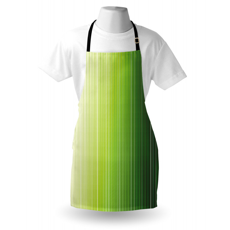 Ombre Color Stripe Digital Apron