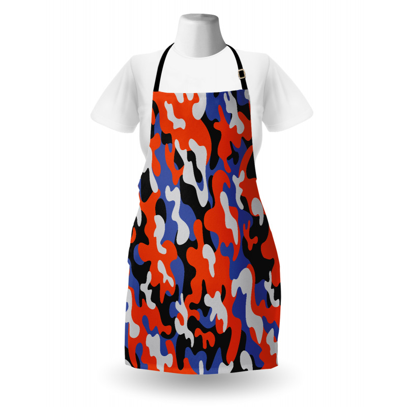 Abstract Paint Splashes Apron