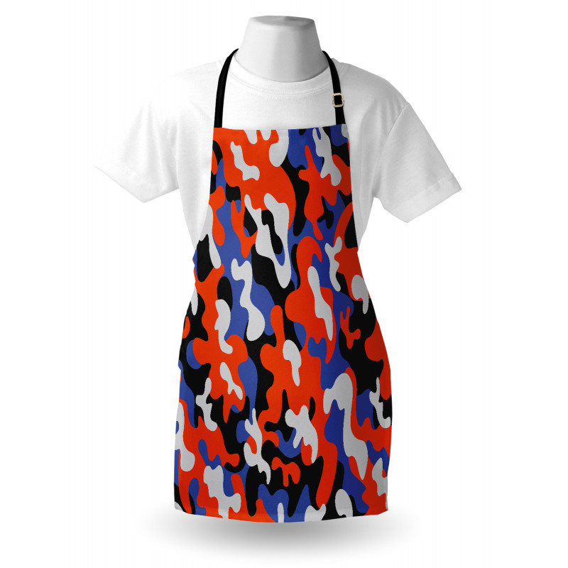 Abstract Paint Splashes Apron