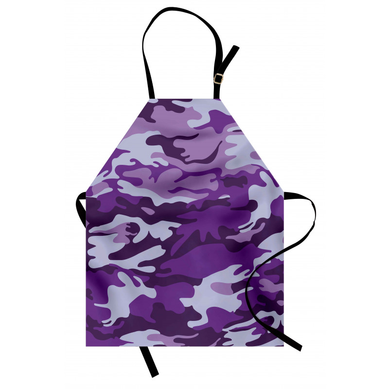 Purple Toned Waves Apron