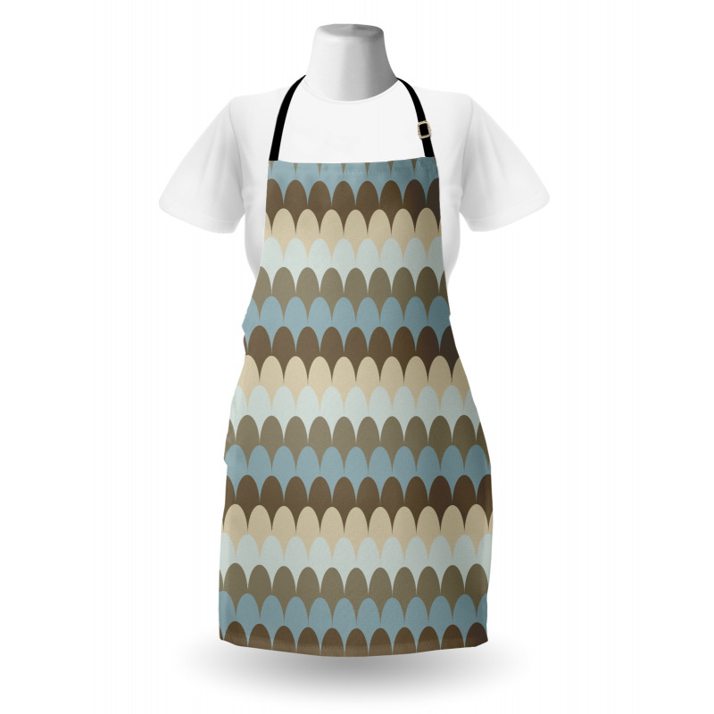 Half Circle Waves Apron