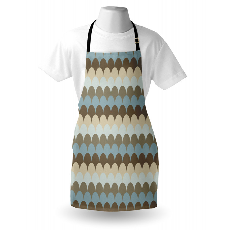 Half Circle Waves Apron