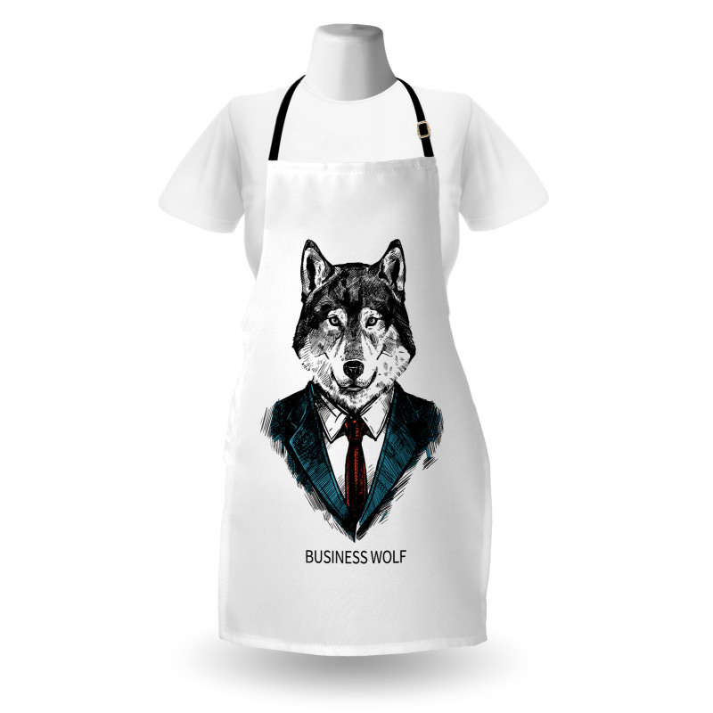 Business Animal in Suit Apron