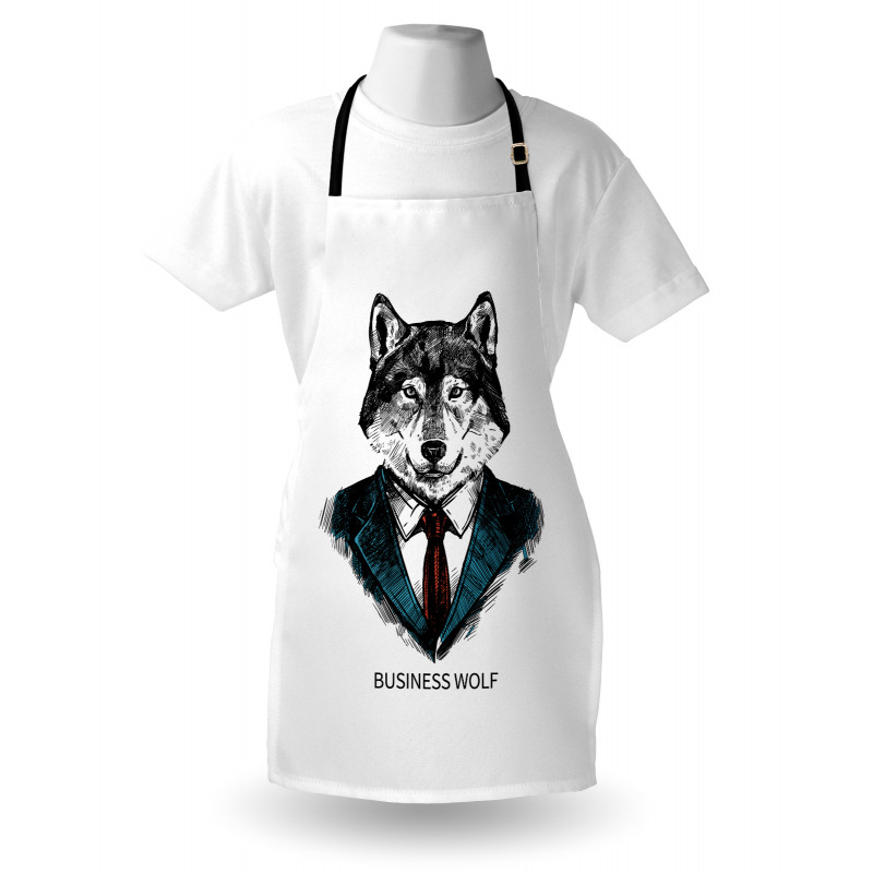 Business Animal in Suit Apron