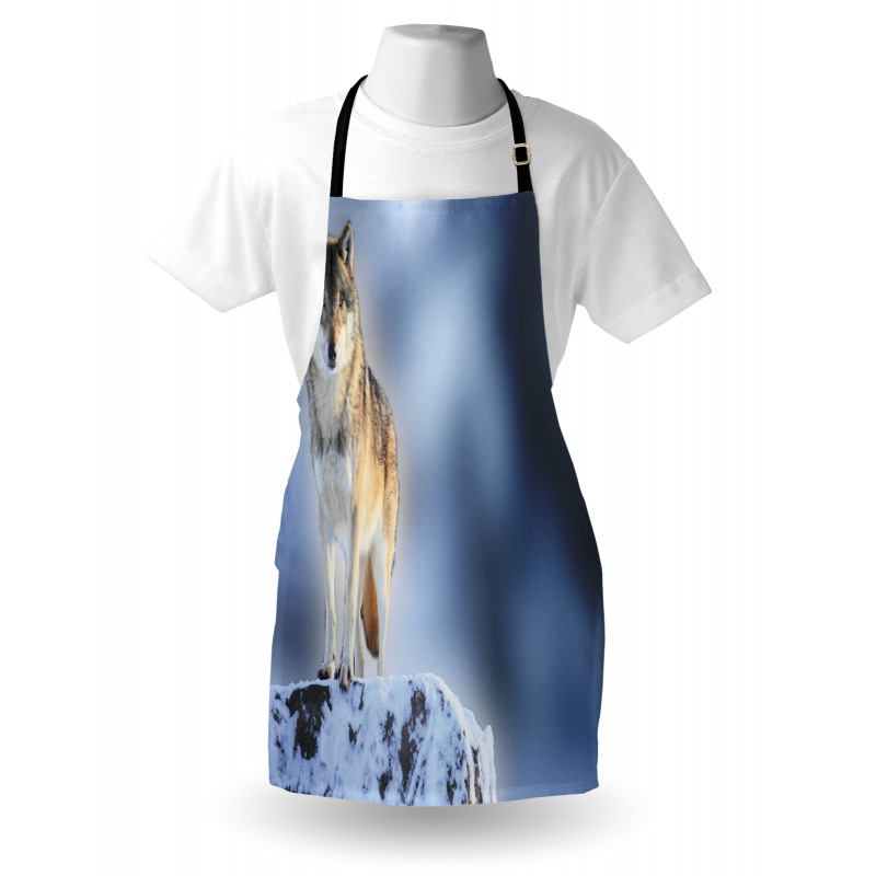 Carnivore Canine in Snow Apron