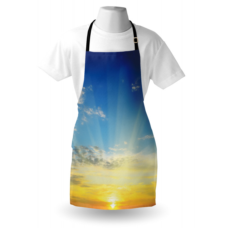 Sun Rays Above Horizon Apron