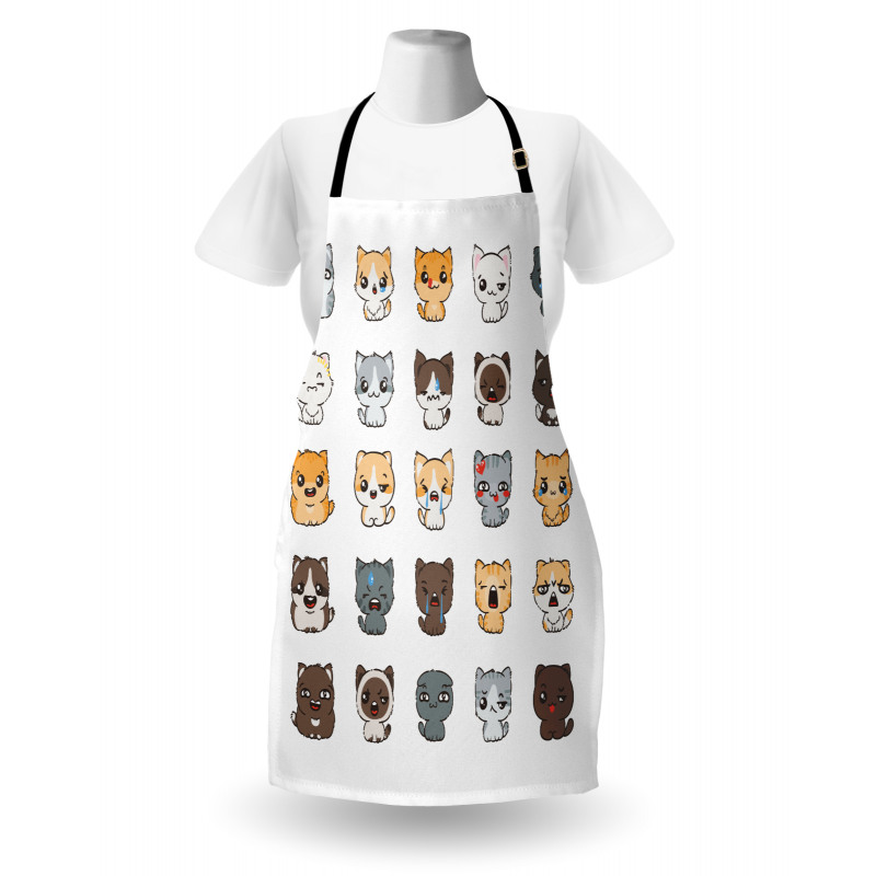 Cartoon Felines Apron