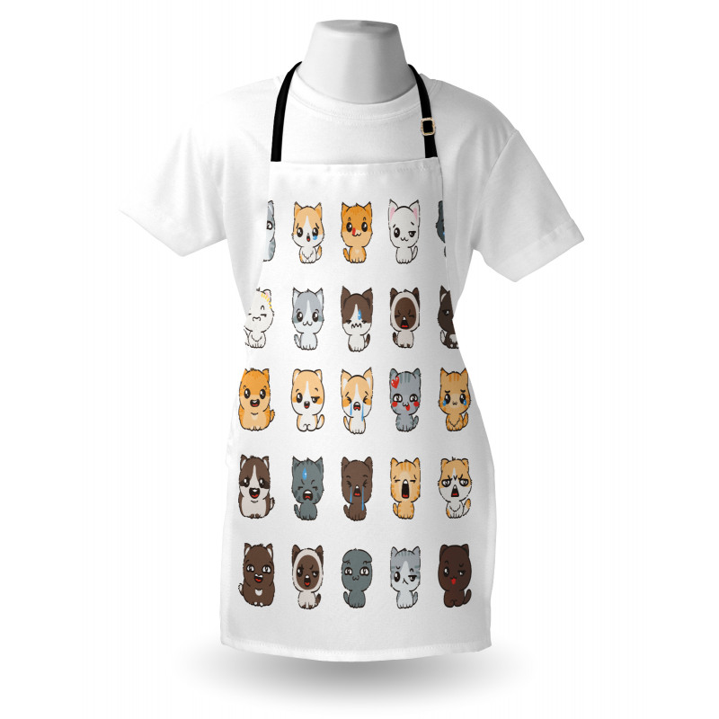 Cartoon Felines Apron