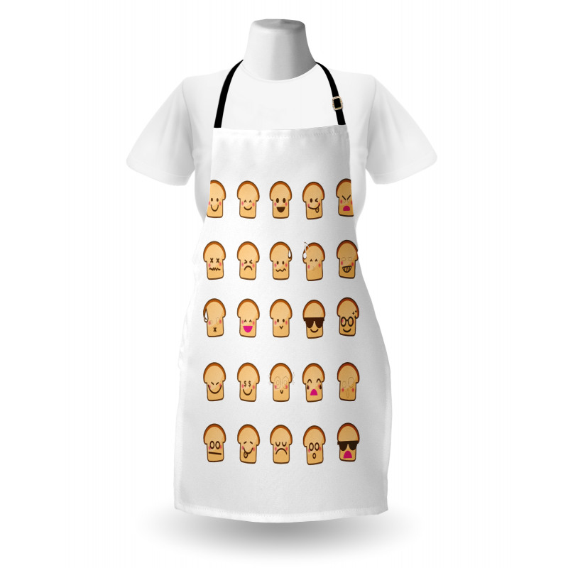 Different Emotions Bread Apron