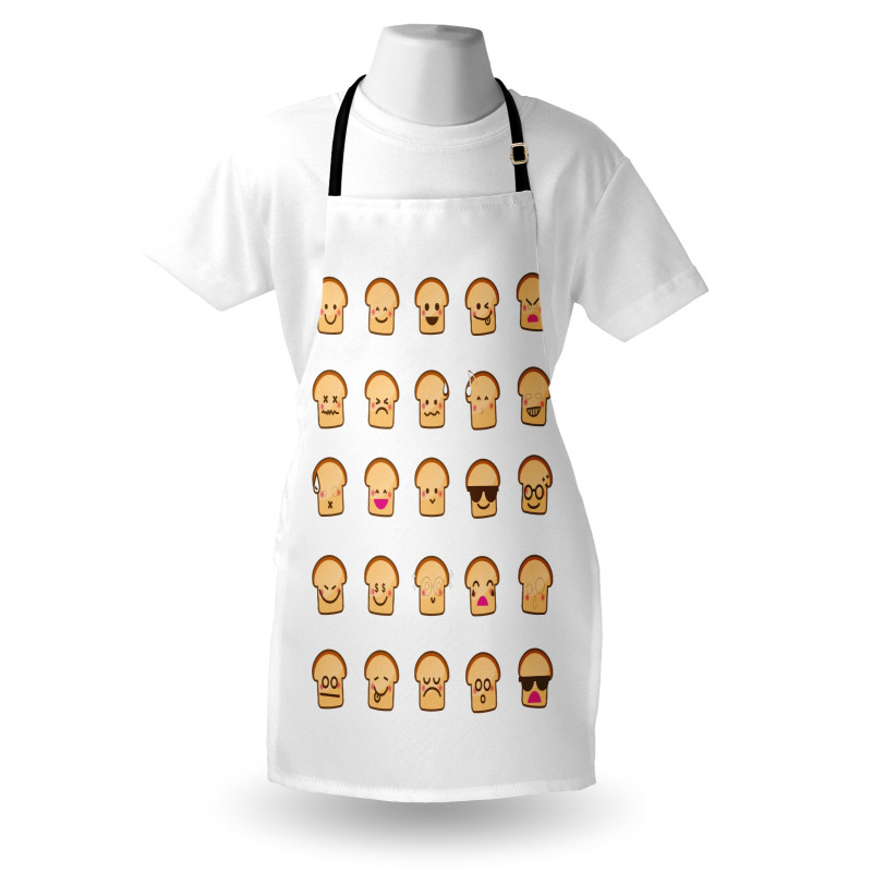 Different Emotions Bread Apron