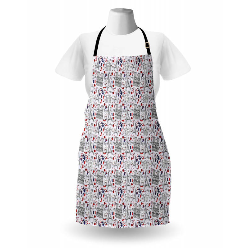 French Travel Pattern Apron