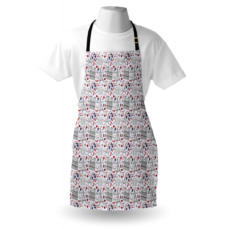 French Travel Pattern Apron