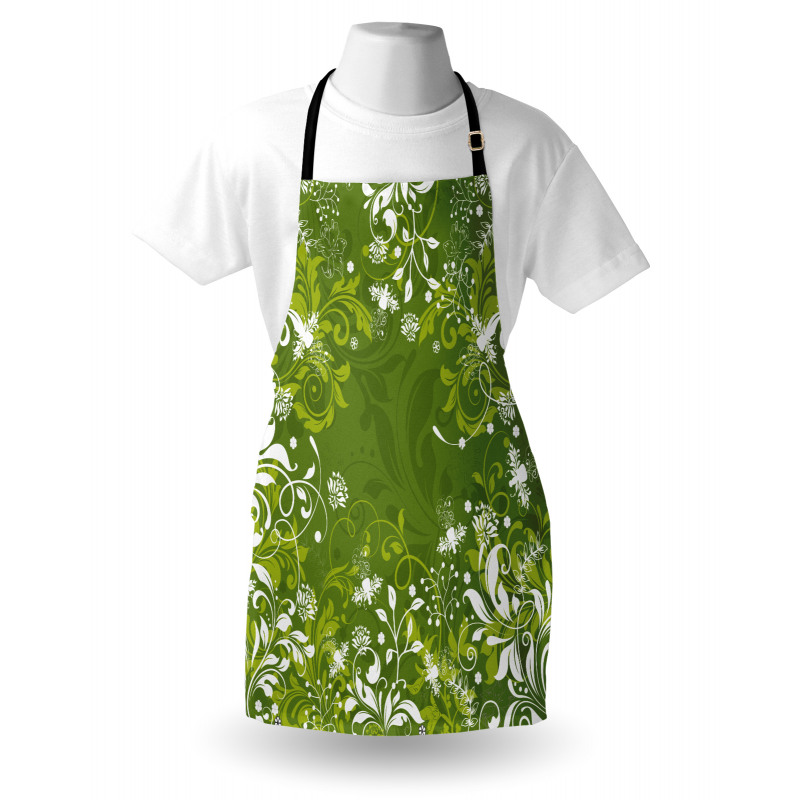 Abstract Floral Nature Apron