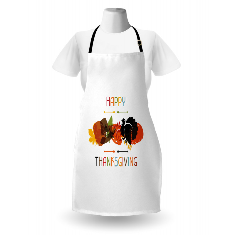 Bird Pumpkin Pilgrim Hat Apron