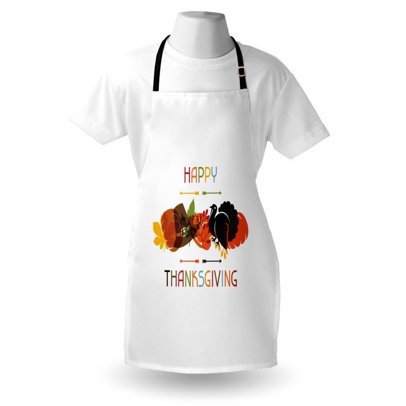 Bird Pumpkin Pilgrim Hat Apron