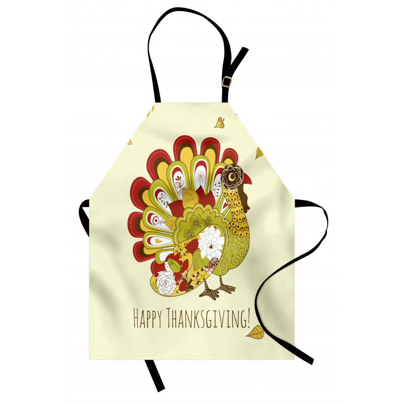 Floral Arrangement Bird Apron