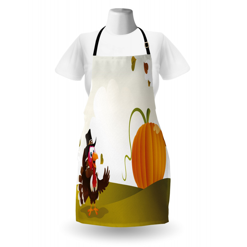 Happy Pilgrim Theme Apron