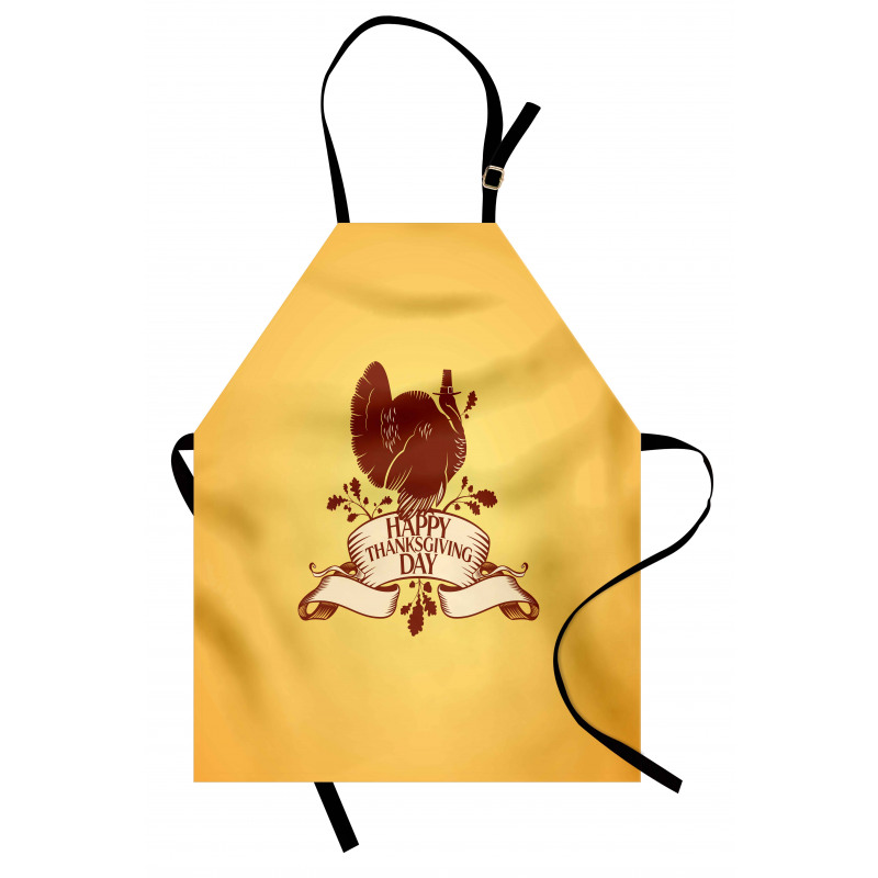 Bird Silhouette Banner Apron