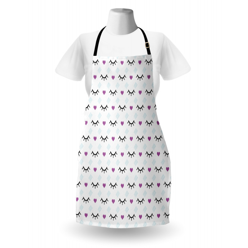 Winking Eyes Hearts Apron