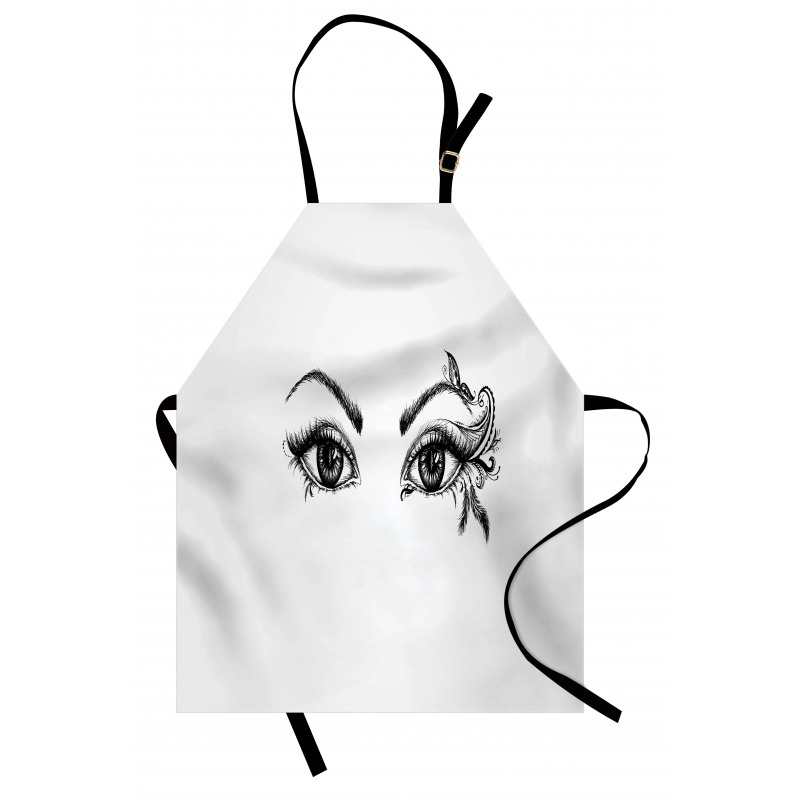 Feather Butterfly Woman Apron