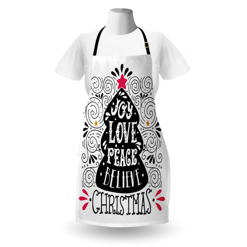 Christmas Tree Pattern Apron