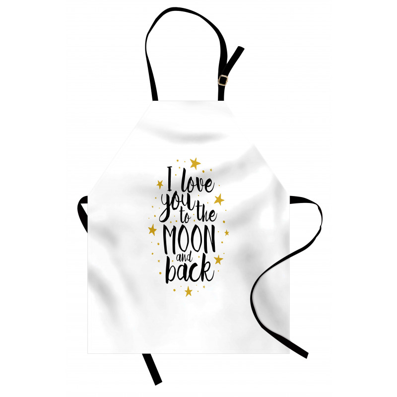 Doodle Stars and Words Apron