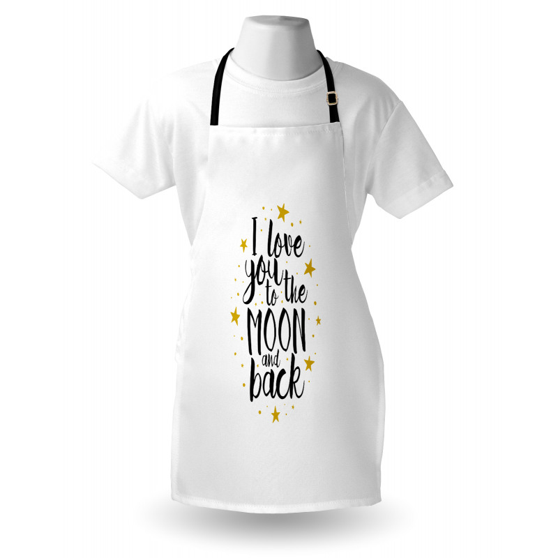 Doodle Stars and Words Apron
