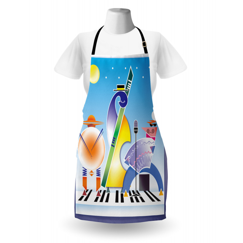 Geometric Shapes Band Apron