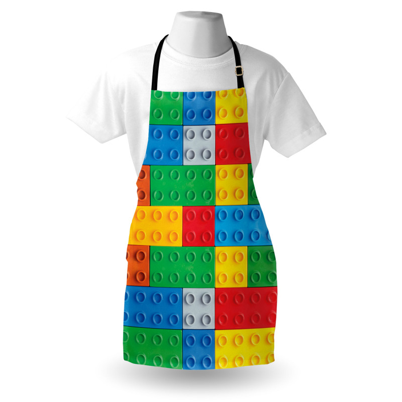 Colorful Building Blocks Apron