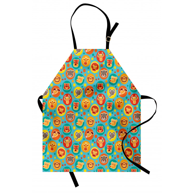 Comic Fun Faces Apron